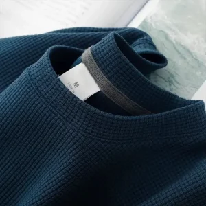 Waffle Short Sleeved T-shirt for Men