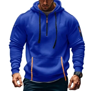 New Shoulder Drop Hooded Men's Sweatshirt