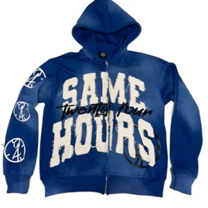 Graphic Zip Up Hoodies Hip Hop Streetwear