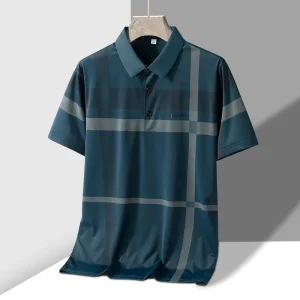 Men's Short Sleeved  Collar Social Business Shirt